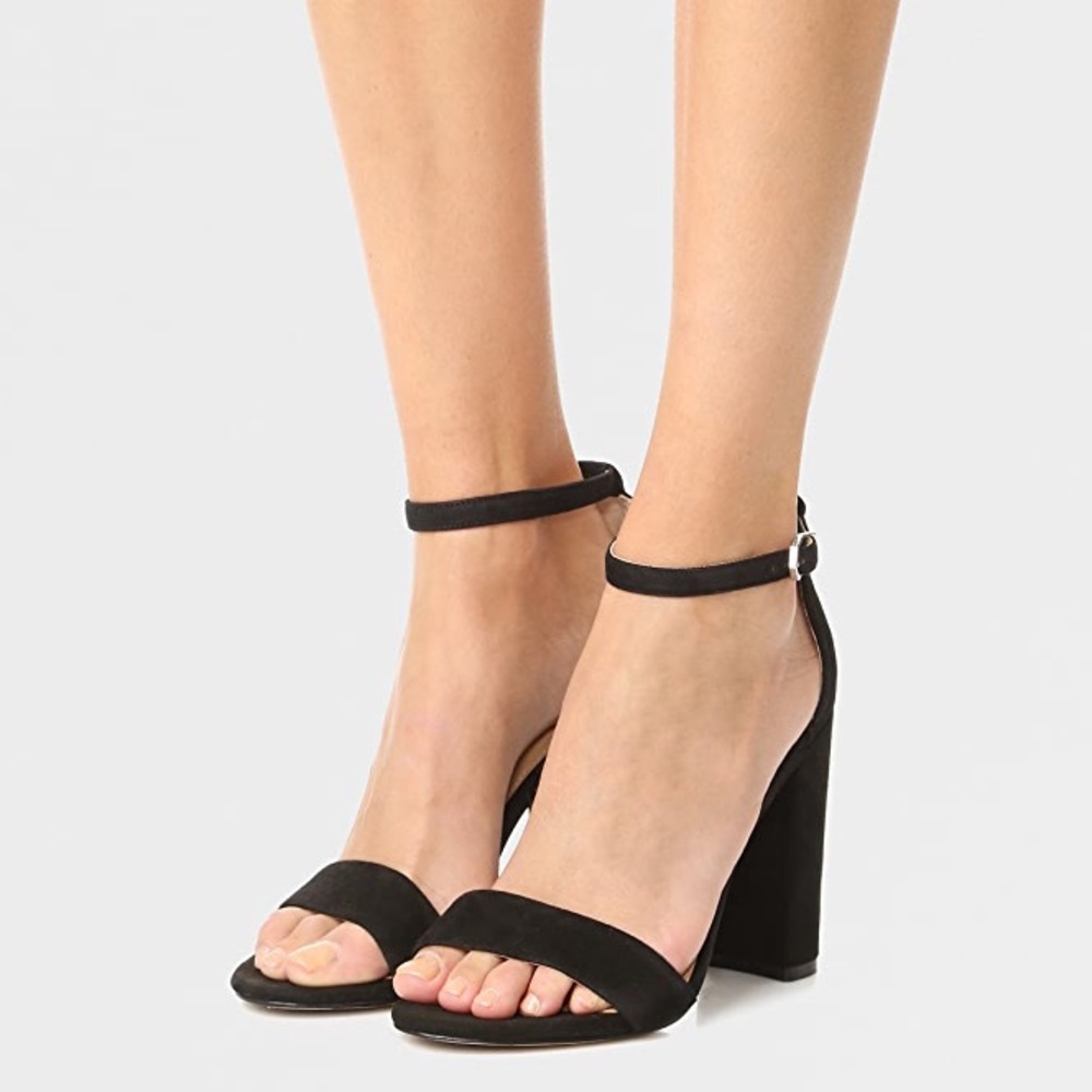 Sam Edelman Yaro Suede Sandals Black
